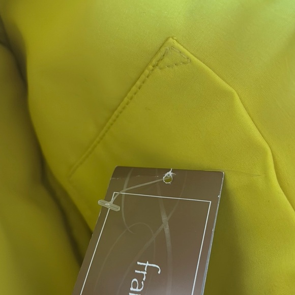 Francesca's Jute woven clutch with green yellow and white beaded detail - Picture 9 of 9